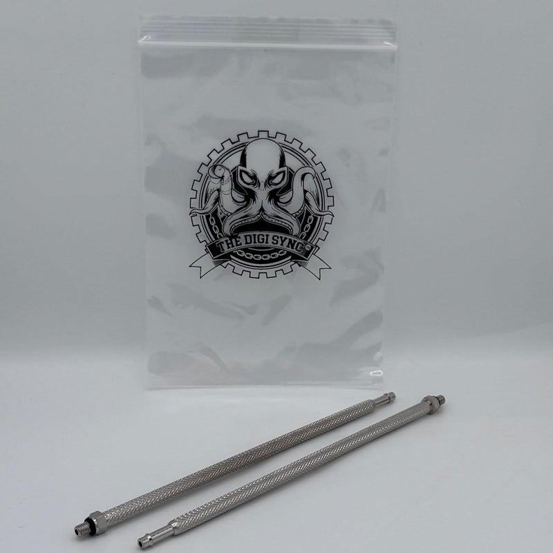 The Digi Sync M5-5x0.8x180mm - Threaded Vacuum Port Adapters Fittings for Carburetor or Throttle Body - Nickel-Plated Brass - QUALITY SET - Pack of 2 - Not KL - Image 3